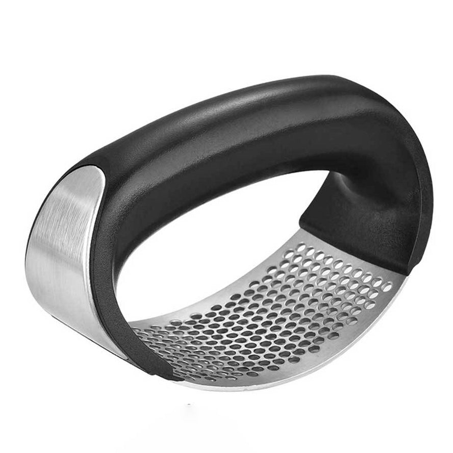 EKWAN Studio Stainless Steel Garlic Press Rocker – Heavy Duty Garlic Crusher & Mincer, Ergonomic Handle, Easy to Clean Kitchen Tool for Home Cooking