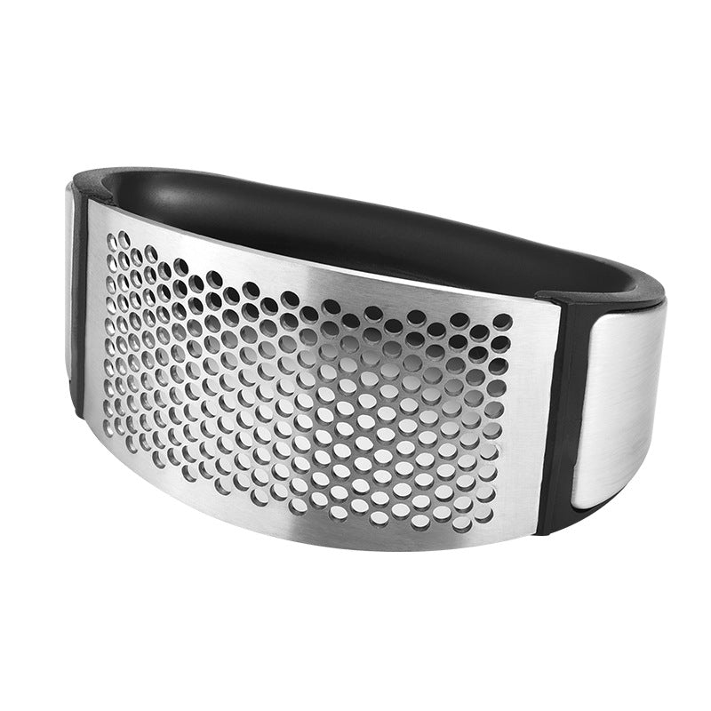 EKWAN Studio Stainless Steel Garlic Press Rocker – Heavy Duty Garlic Crusher & Mincer, Ergonomic Handle, Easy to Clean Kitchen Tool for Home Cooking