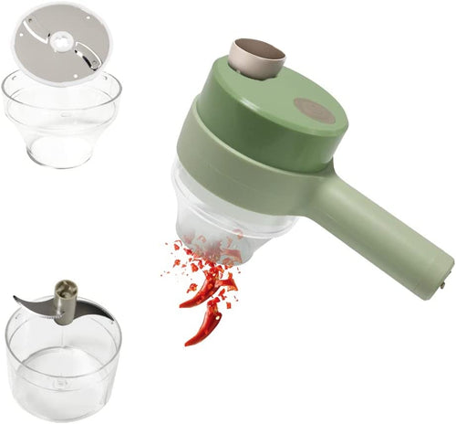 EKWAN Studio Wireless Electric Food Chopper – USB Rechargeable Mini Food Processor with Stainless Steel Blades